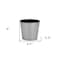 Homeroots 7in Silver Recycled Plastic Indoor Outdoor Round Pot Planter 488229 - alternate 2