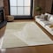 Homeroots 5' X 8' Beige Khaki And Taupe Abstract Washable Indoor Outdoor Area Rug 582879 - alternate 4