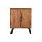 Homeroots 30" Brown Solid Wood Square Live Edge Nightstand 571534 - alternate 1
