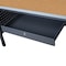 Regency Mesa Steel Single Pedestal Teacher's Office Desk with Center Drawer 48'' x 30'', Medium Oak 66348SPCDMO - alternate 4
