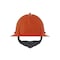 Msa Safety Hard Hat, Topgard, Full Brim, Polycarbonate, Fas-Trac III, Type 1, Class E, Orange 475390 - alternate 1