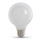 Feit Electric /RP LED Light Bulb, G25 Lamp, 60 W Equivalent, E26 Lamp Base, Dimmable, Frost G2560W930CA/FIL/3 - alternate 1