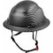 Ironwear Type 2 Class E Full Brim Safety Helmet w/ Chin Strap, Black Graphite 3968-BL-CFMP - alternate 3