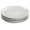 Bee And Willow Home 7 Inch 4 Piece Round Stoneware Appetizer Plate Set in Matte White 81538.01 - alternate 3