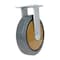 Vestil Rubber Rigid Caster 8 In. Diameter x 2 In. Width 881 Lb. Capacity Dark Gray/Gold CST-KSM-8X2MR-R - alternate 1