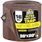 Boen Ultra Heavy Duty Tarp, 20 ft x 20 ft, 16 Mil, Brown, Polyethylene BR16T-2020 - alternate 1