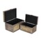 Homeroots Set of Two Brown Bamboo Box With Lid, 2PK 489349 - alternate 3