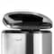 Elama 50 Liter 13 Gallon Half Circle Stainless Steel Step Trash Bin with Slow Close in Matte Silver EL-LTD55-50L - alternate 5
