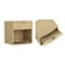 Manhattan Comfort Clive 22in Nightstand in Natural Oak (1-Drawer) NS1561-1 - alternate 3