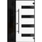 Vdomdoors Front Exterior Prehung Steel Door Ronex0131 Grey Sidelight Exterior Window Sidelite Entry Metal RONEX0131EXD-GRE-W36+16 X H80-LH-I - alternate 1