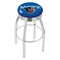 Holland Bar Stool Co 25" Chrome Maine Swivel Bar Stool, Accent Ring L8C3C25MaineU - alternate 1