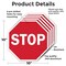 Signmission Stop, 10 inch X 10 inch, Aluminum Metal Signs, 5PK OC-A-5Pack-10-71 - alternate 2