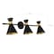 Jonathan Y Elroy 30.5" 3-Light Iron Retro Contemporary LED Track Light , Black/Gold JYL9905A - alternate 5