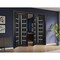 Sartodoors Sliding Closet Double Bi-fold Doors Black Solid Core Modern Interior QUADRO4088DBF-BLK-96 x 96 (4* 24x96) - alternate 3