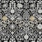 Homeroots 5' X 8' Black Ivory And Gray Oriental Washable Indoor Outdoor Area Rug 598023 - alternate 4