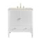 James Martin Vanities Myrrin 30" Single Vanity, Bright White w/ 3 CM Siberian Silestone Top 485-V30-BW-3SFR - alternate 1