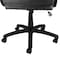 Elama High Back Adjustable Faux Leather and Fabric Office Chair in Dark Gray and Light Gray ELM-F-006 - alternate 2