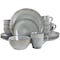 Meritage 16 Piece Reactive Glaze Stoneware Dinnerware Set in Grey 750119140M - alternate 1