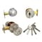 Ecs Hardware Durable Combo Lockset w/ Single Knob & Deadbolt, Entrance, Satin Nickle, Grade 3 KW1 ECSH-37805-SN-KW1 - alternate 1