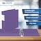 Davis Group Premium Economy, Angle D Ring, Binder, (Purple, 2"), PK6 2304-69-06 - alternate 4