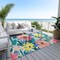 Homeroots 5' X 8' Blush And Pink Floral Washable Indoor Outdoor Area Rug 610974 - alternate 4