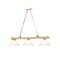 Z-Lite Cordon Heritage Brass 3 Light Billiard 2306-3HBR-AMO14 - alternate 4