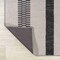 Jonathan Y Vichy Geometric Striped Non-Slip Machine-Washable Ivory/Dark Gray 8 ft. x 10 ft. Area Rug WSH122B-8 - alternate 3