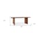 Homeroots 84" Brown Solid Wood Dining Table 549042 - alternate 8