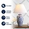Jonathan Y Juliana 26.25" Chinoiserie Ceramic LED Table Lamp, Blue/White JYL8023A - alternate 5