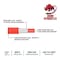 Interstate Pneumatics 1/2 in x 50 ft Rhino HybridFlex Red Hybrid Air Hose WP 200 PSI (1/2 in NPT) Solid Fitting HH48-050 - alternate 2