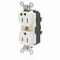 Leviton Straight Blade Receptacle, 5-15R, 15 A, 125V AC, Surface Mount, Self-Grounded M8200-ILT - alternate 1