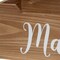 Homeroots 12" Brown Wood Mail Desk Organizer 661187 - alternate 2