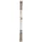 Zenna Home Straight 72'' Adjustable Tension Finial Shower Rod in Brushed Nickel 661ALBN - alternate 1