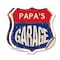 Signmission Papa's Garage, 18 inch X 18 inch, Vinyl Decal, 2PK SHI-D-2PACK-18-383-PAPA - alternate 1