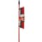Libman Push Broom, 3 in L Trim, PET Bristle, 58-3/4 in L, Threaded, Steel Handle, Red 804 - alternate 3