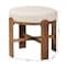 Baxton Studio Whitfield Round Fabric Ottoman Stool 270-14722-ZORO - alternate 3