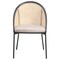 Leisuremod Urbane Collection Modern Dining Chair With Wicker back in Toupe UC21WTP - alternate 7