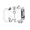 Global Door Controls EDTBAR Series Duronodic Grade 2 Commercial 48 in. Rim Touch Bar Exit Device TH1100EDTBARD48 - alternate 5