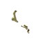 Ives Hand Rail Bracket, Brass, 2-1/4" L X 1-3/8" W 059A3 - alternate 5