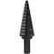 Greenlee Multi-Hole Step Drill Bit, 3/16 in dia Min Hole, 7/8 in dia Max Hole, 12 Steps, Mild Steel GSB04 - alternate 1