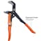 Klein Tools Quick-Adjust S-Jaw Pipe Wrench, 17-Inch 68231 - alternate 3