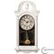 Clockswise 20in Plastic Grandfather Wood-Grain Finish Wall Clock with Battery-Operated Swinging Pendulum, White QI004819-20.WT - alternate 1