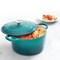 Crock-Pot Artisan 3 Quart Enameled Cast Iron Casserole with Lid in Gradient Teal 94225.02 - alternate 2