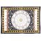 Homeroots 80" X 56" Black White And Yellow Cotton Hanging Tapestry 397199 - alternate 1