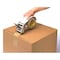 Scotch Handheld Tape Dispenser, 2 in Tape, 3 in Core, Ribbed Grip, Plastic, Gray, 8 5/12 in H H192 - alternate 2