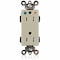 Leviton Straight Blade Receptacle, 5-15R, 15 A, 125V AC, Isolated Ground MDT82-IGI - alternate 1