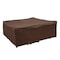 Mr. Bar-B-Q Premium Patio Cover, 120 in L, 90 in W, 40 in H, Polyethylene, Brown 07843BB - alternate 1