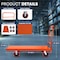 5Seconds Brand BOONE Heavy Duty Diamond Plated Industrial Platform Cart 60inX30in, 3300 lbs Capacity 555024 - alternate 3