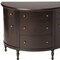 Homeroots 41in Dark Brown Solid Wood Five Drawer Sideboard 389789 - alternate 5
