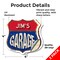 Signmission Jim's Garage, 4 inch X 4 inch, Vinyl Decal, 2PK SHI-D-2PACK-4-383-JIM - alternate 5